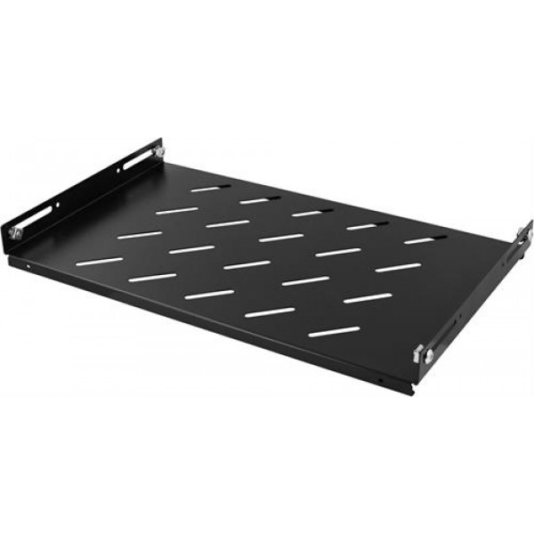 TOTEN, 19" fast hylla, 1U, 290mm djup, max 60kg