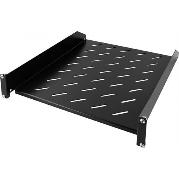 TOTEN, 19" fast hylla, 2U, 550mm djup, max 15kg