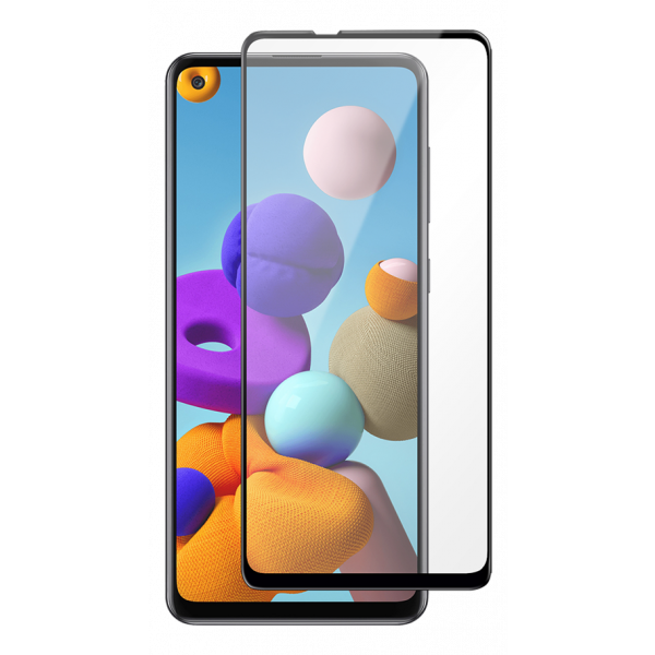 DELTACO screen protector Samsung Galaxy A21s 2.5D full coverage SCRN-A21s