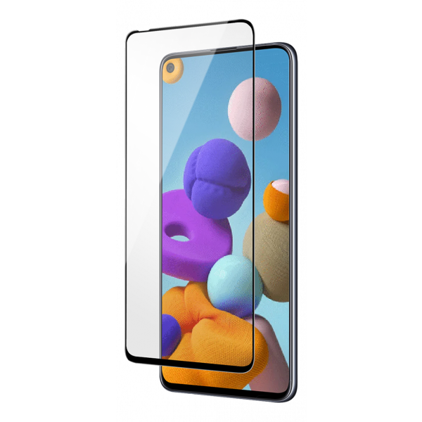 DELTACO screen protector Samsung Galaxy A21s 2.5D full coverage SCRN-A21s