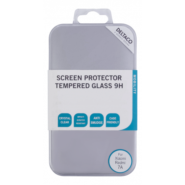 DELTACO screen protector, Xiaomi Redmi 7A, tempered glass SCRN-REDMI7A