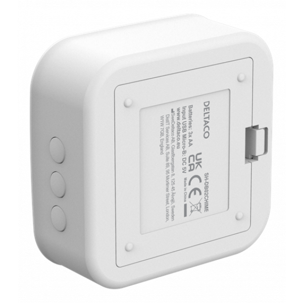 DELTACO SMART HOME ringklocka för SH-DB02 dörrkamera SH-DB02CHIME