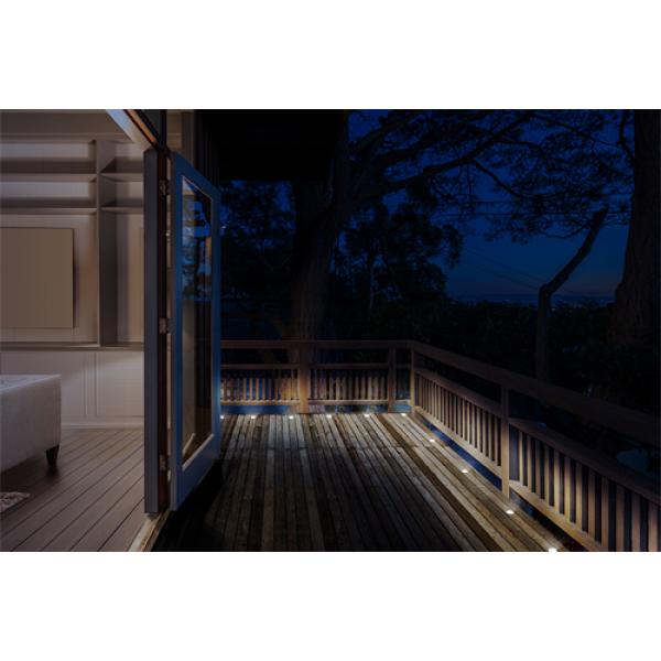 DELTACO SMART HOME SH-DLK01, smart altanbelysning, RGB & varmvitt SH-DLK01