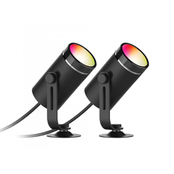 DELTACO SMART HOME SH-GLK01, Smart RGB-trädgårdsbelysning, svart SH-GLK01