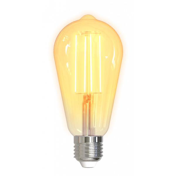 DELTACO SMART HOME FILAMENT LED-lampa, E27, WiFI, 5.5W, 1800K-6500K SH-LFE27ST64