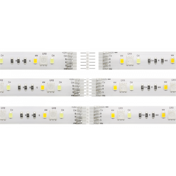 DELTACO SMART HOME LED-list, RGB, 2700K-6500K, 3m, WiFi 2,4GHz, vit SH-LS3M
