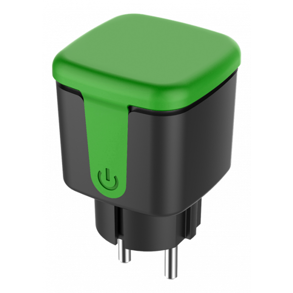 DELTACO SMART HOME IP44 strömbrytare, WiFi, 1xCEE 7/3, 16A, vit SH-OP01
