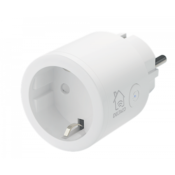DELTACO SMART HOME strömbrytare, WiFi, 1xCEE 7/3, 10A, timer, 3-pack SH-P01-3P