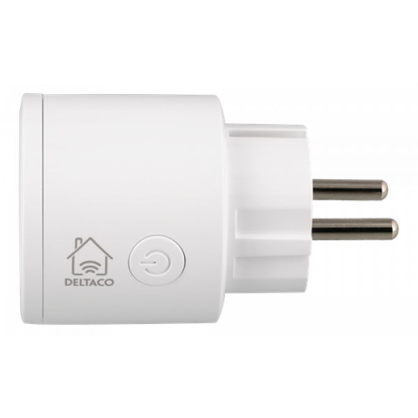 DELTACO SMART HOME strömbrytare, WiFi, 1xCEE 7/3, 10A, timer, 3-pack SH-P01-3P