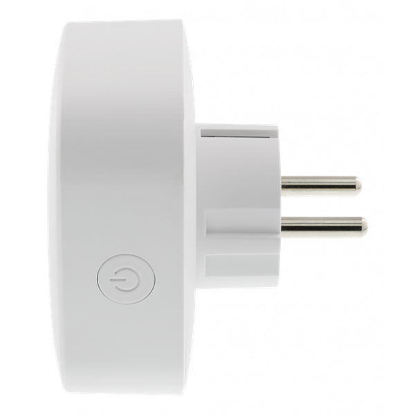 DELTACO SMART HOME strömbrytare, WiFi, 1xCEE 7/3, energiöversikt, vit SH-P01E