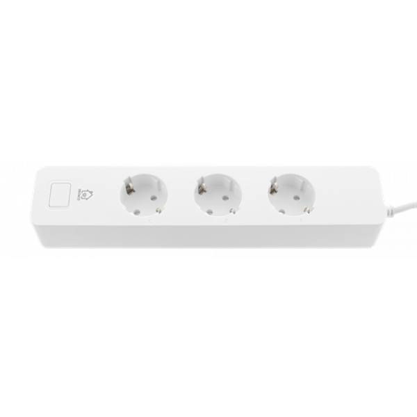 DELTACO SMART HOME grenuttag, WiFi, 3xCEE 7/3, 2xUSB-A, 1,5m, vit SH-P03USB2