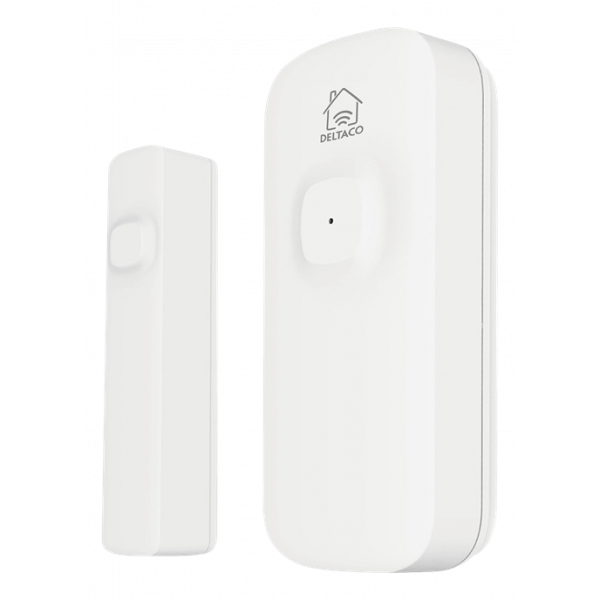DELTACO SMART HOME, trådlös magnetsensor, WiFi, vit SH-WS02