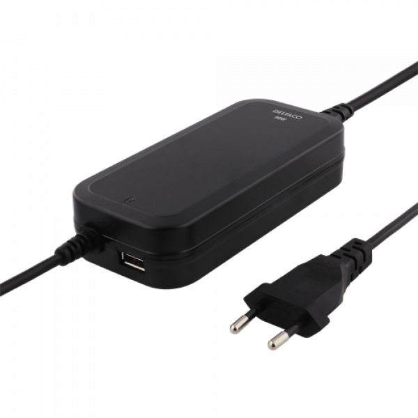 Laddare 90W 15-24V 6A Universal + USB 6 kontakter