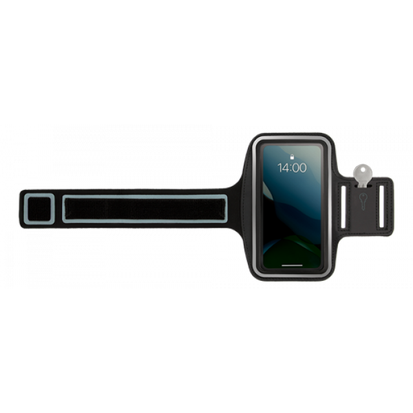STREETZ Sport armband, reflective, fits up to most 6.5" screens, black SPO-001