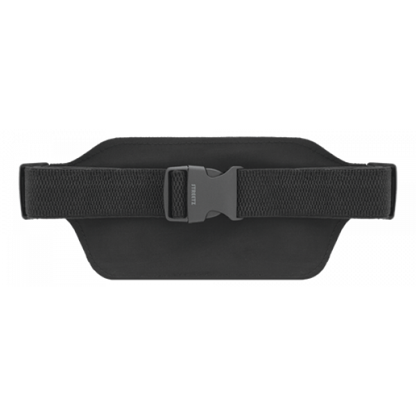 STREETZ Sport waist bag, reflective, fits most mobile phones, black SPO-003