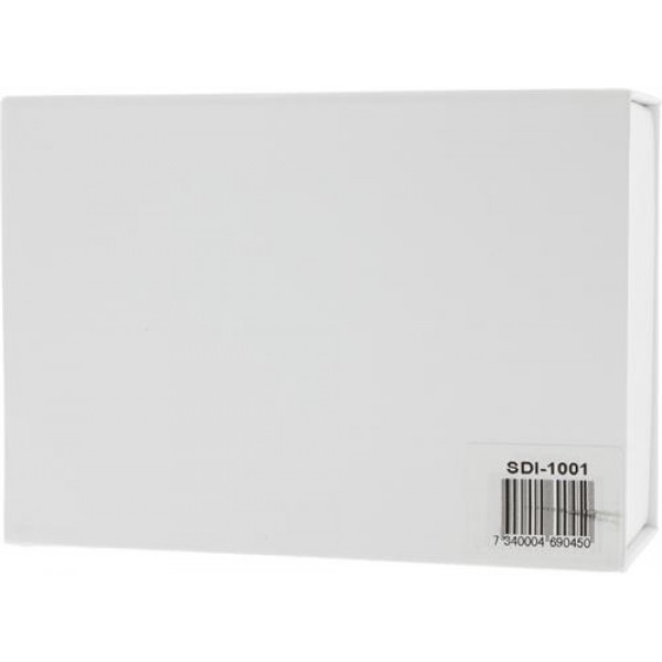 SDI-splitter en till två, 3G/HD-SDI, 1080p, 12 bit, BNC, metal, svart