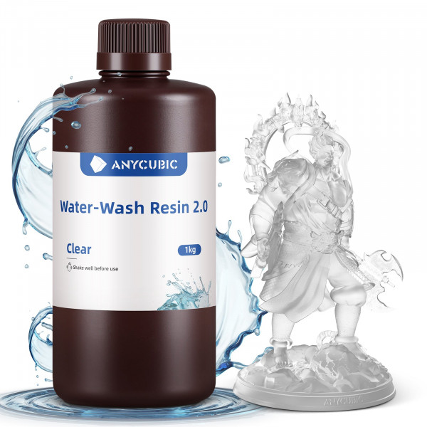 Water-Wash Resin 2.0 - Clear - 1 kg SSX2CL-101A