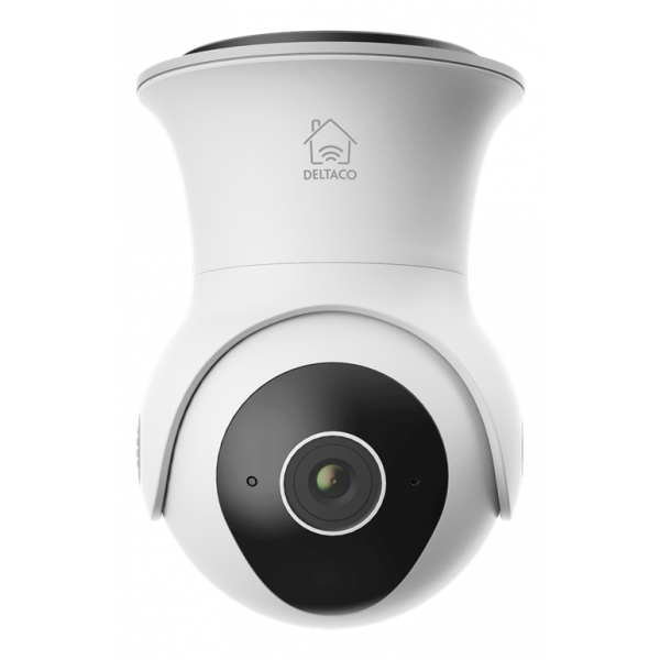 DELTACO SMART HOME WiFi kamera med motoriserad Pan & Tilt-funktion, ut Speed 2s