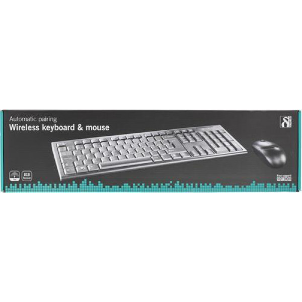 Trådlöst Tangentbord+Mus - Deltaco TB-114