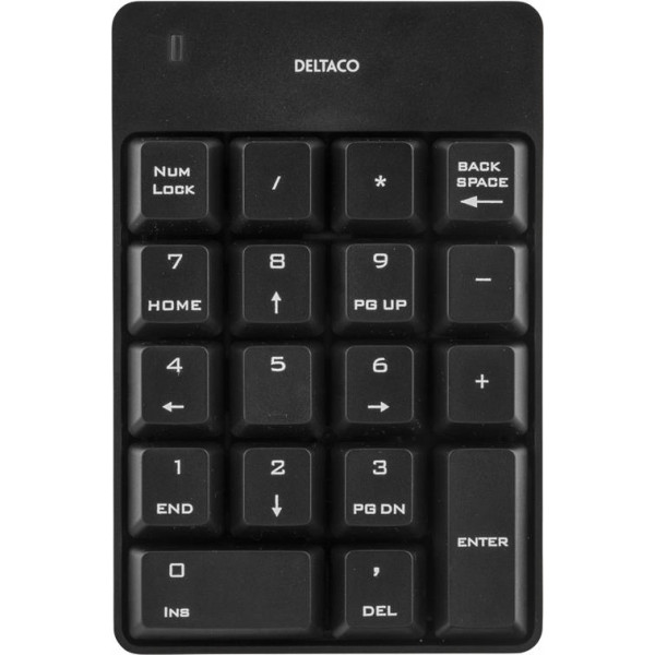 Trådlöst numeriskt tangentbord Deltaco TB-144