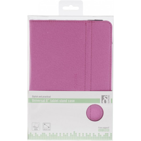 Fodral 8" Universal för surfplattor - rosa