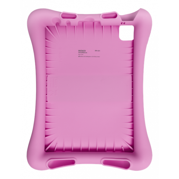 DELTACO silicone case iPad Air 10.9"/Pro 11" 2020/2021, stand, pink TPF-1311
