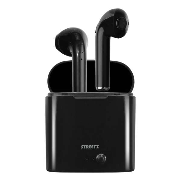 STREETZ True Wireless Grand semi-in-ear, 350 mAh case, black TWS-0007