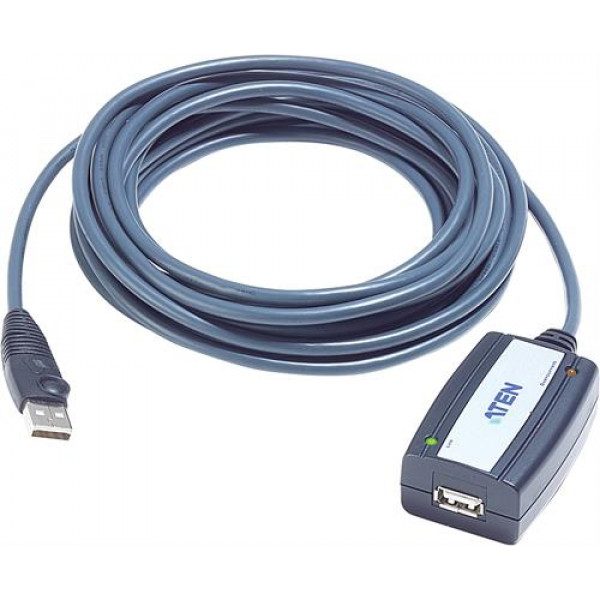 ATEN aktiv USB 2.0 förlängningskabel, 5m UE250-AT