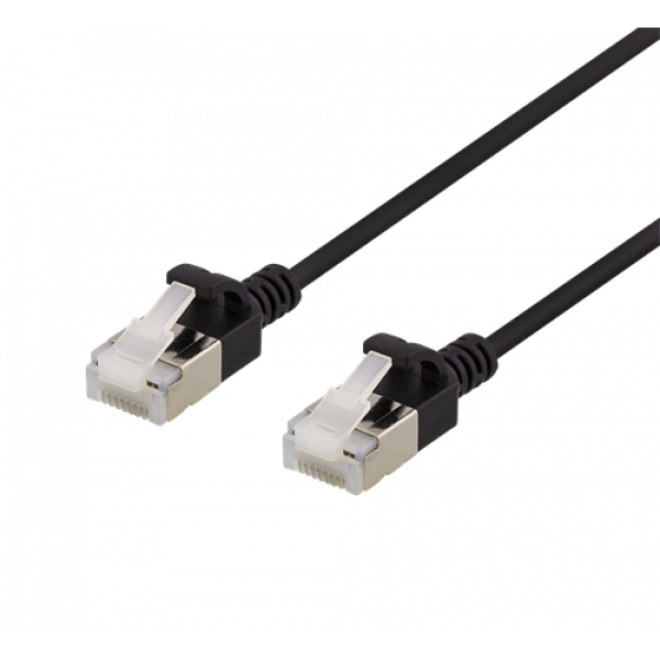 Slim U/FTP CAT/6A LSZH 1m black
