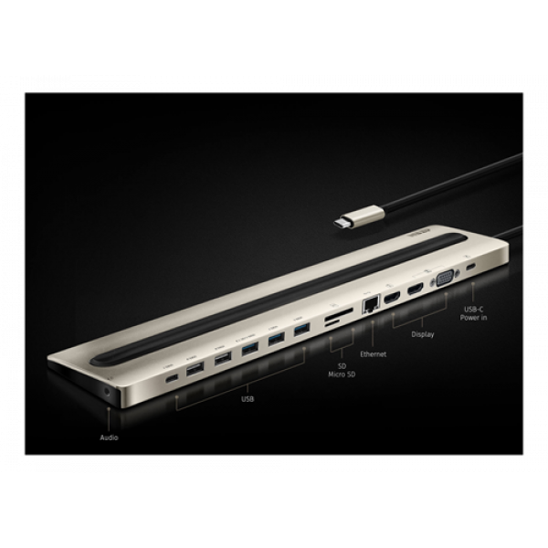 ATEN USB-C Multiport Dock with Power Pass-Through (13 Devices) UH3237-AT