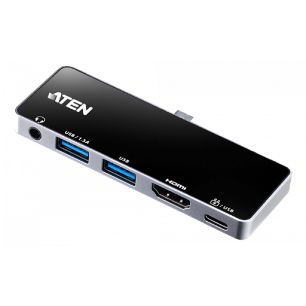 ATEN USB-C Travel Dock 5 in 1 with Power Pass Through– PD92W UH3238-AT