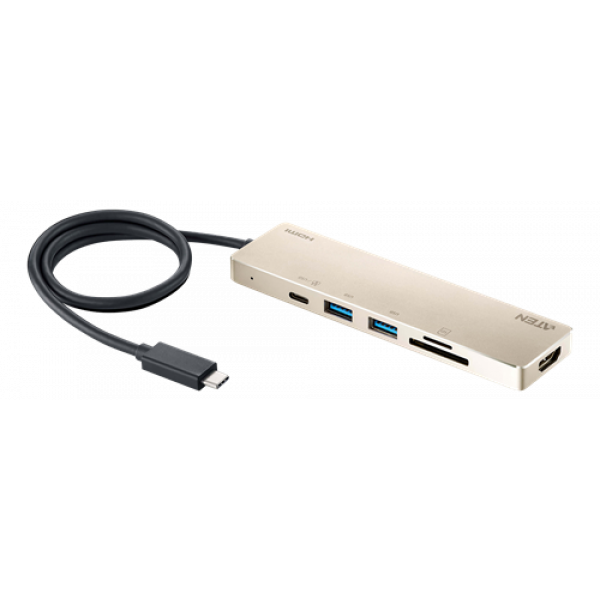 ATEN USB-C Multiport Mini Dock with Power Pass Through PD60W UH3239-AT