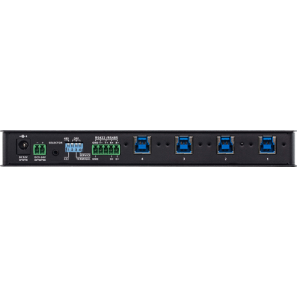 ATEN 4-portars Industriell USB switch, USB 3.1 Gen 1, USB KM switch, s US3344I-AT