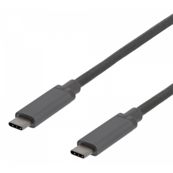 USB3.1 TYPE C TO C GEN2 3A 0,5m SPACE GREY PP BAG USBC-1361