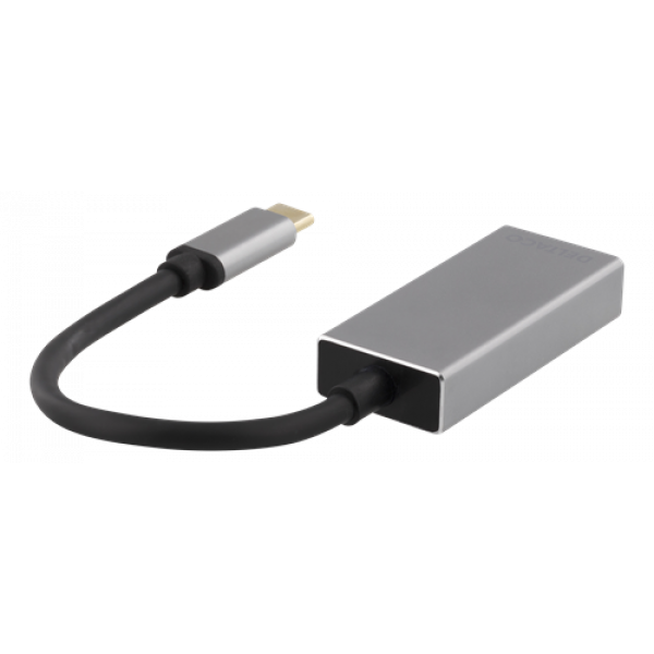 DELTACO USB-C - DP adapter, USB-C ha, DP ho, 3840x2160 60Hz, space gre USBC-DP2