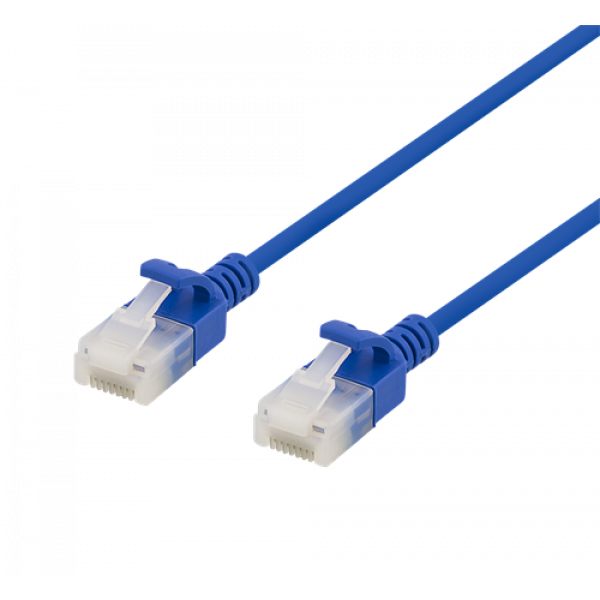 Slim U/UTP CAT/6A LSZH 50cm blue