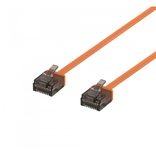Flat CAT/6A U/UTP 1m Orange