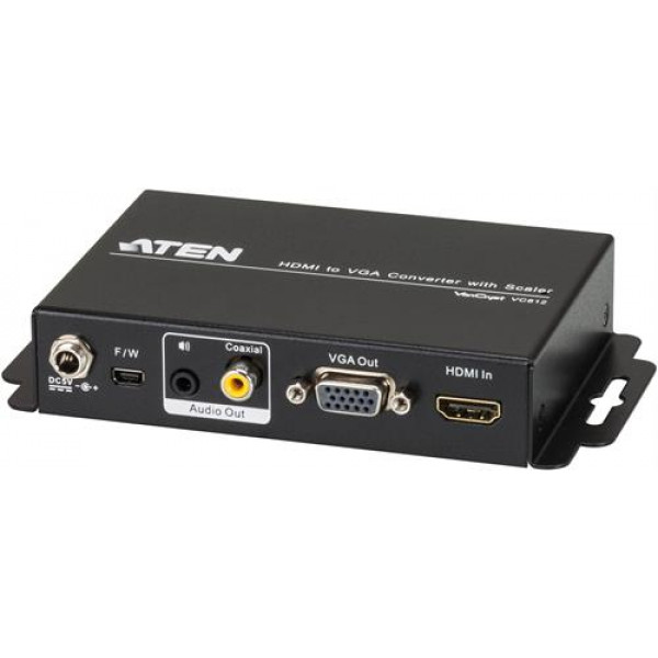 ATEN VC812, signalomvandlare från HDMI till VGA och ljud, 1080p, sv VC812-AT-G