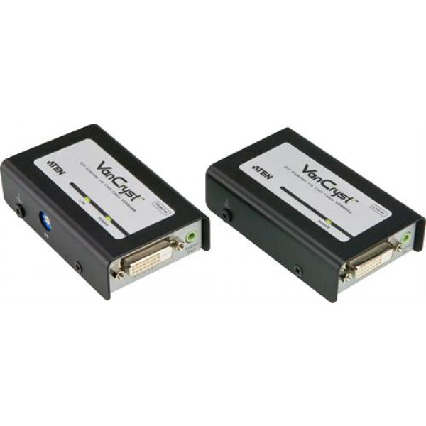 ATEN DVI-förlängare över Ethernet-kabel, 60m, 1920x1200, ljud VE600A-AT-G