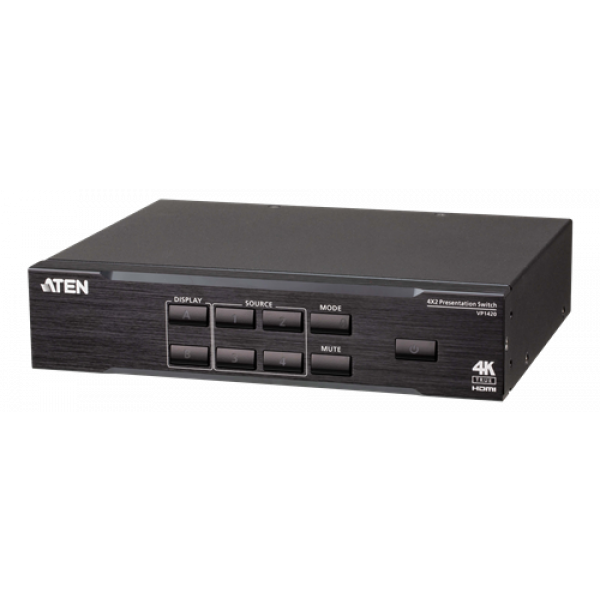 ATEN 4 x 2 True 4K Presentation Matrix Switch VP1420-AT-G