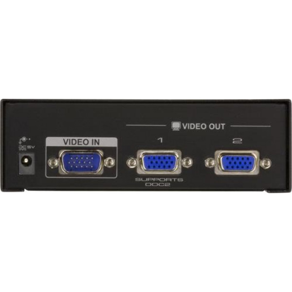 ATEN VGA-splitter, 1 ingång till 2 utgångar, HD15ho, beige VS132A-AT-G