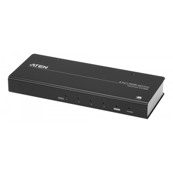 ATEN 4-Port True 4K at 60Hz (4:4:4), HDMI Splitter VS184B-AT-G