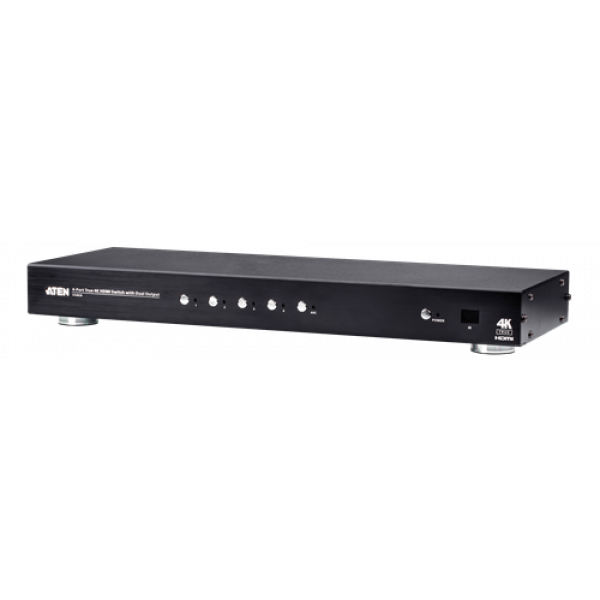 ATEN 4 Port True 4K HDMI Switch with Dual VS482B-AT-G