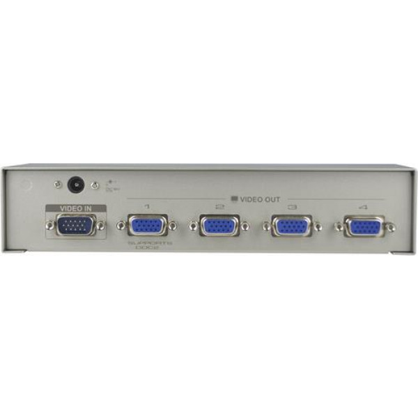ATEN, VGA-splitter, 1-4, 1280x1024, HD15 ha - 4xHD15ho VS94A-AT-G