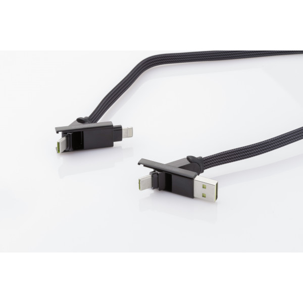 USB-A input to USB-C/Lightning output: 5V/3A, 9V/2AUSB-A input to Micro USB output: 5V/1A, 5V/2AUSB-C input to USB-C output: 5V/3A, 9V/3A, 20V/5AUSB-C input to Lightning output: 5V/3A, 9V/2A, 9V/3AUSB-C input to Micro USB output: 5V/1A, 5V/2AMaterials:Met